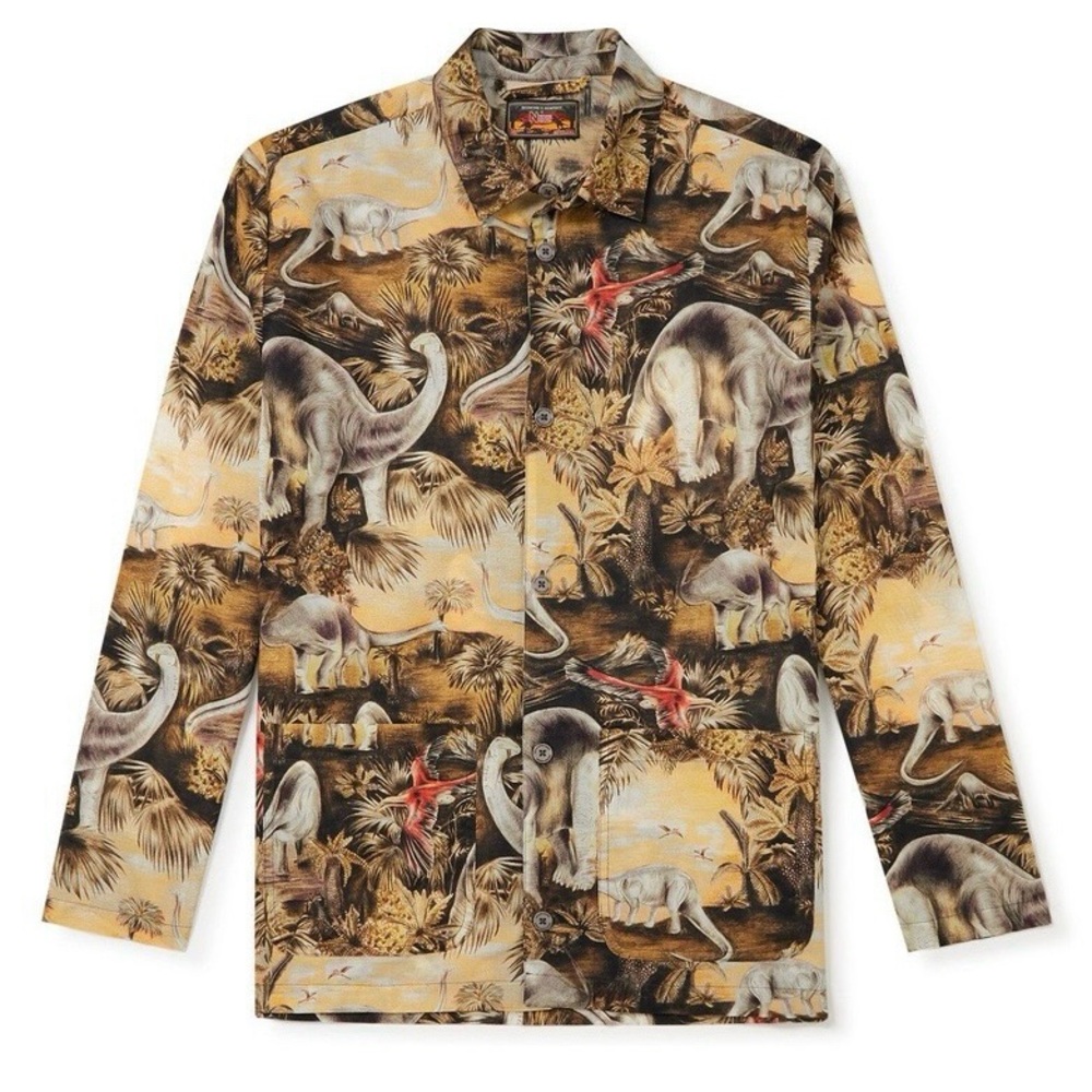 Desmond & Dempsey Natural History Museum Pajama Shirt